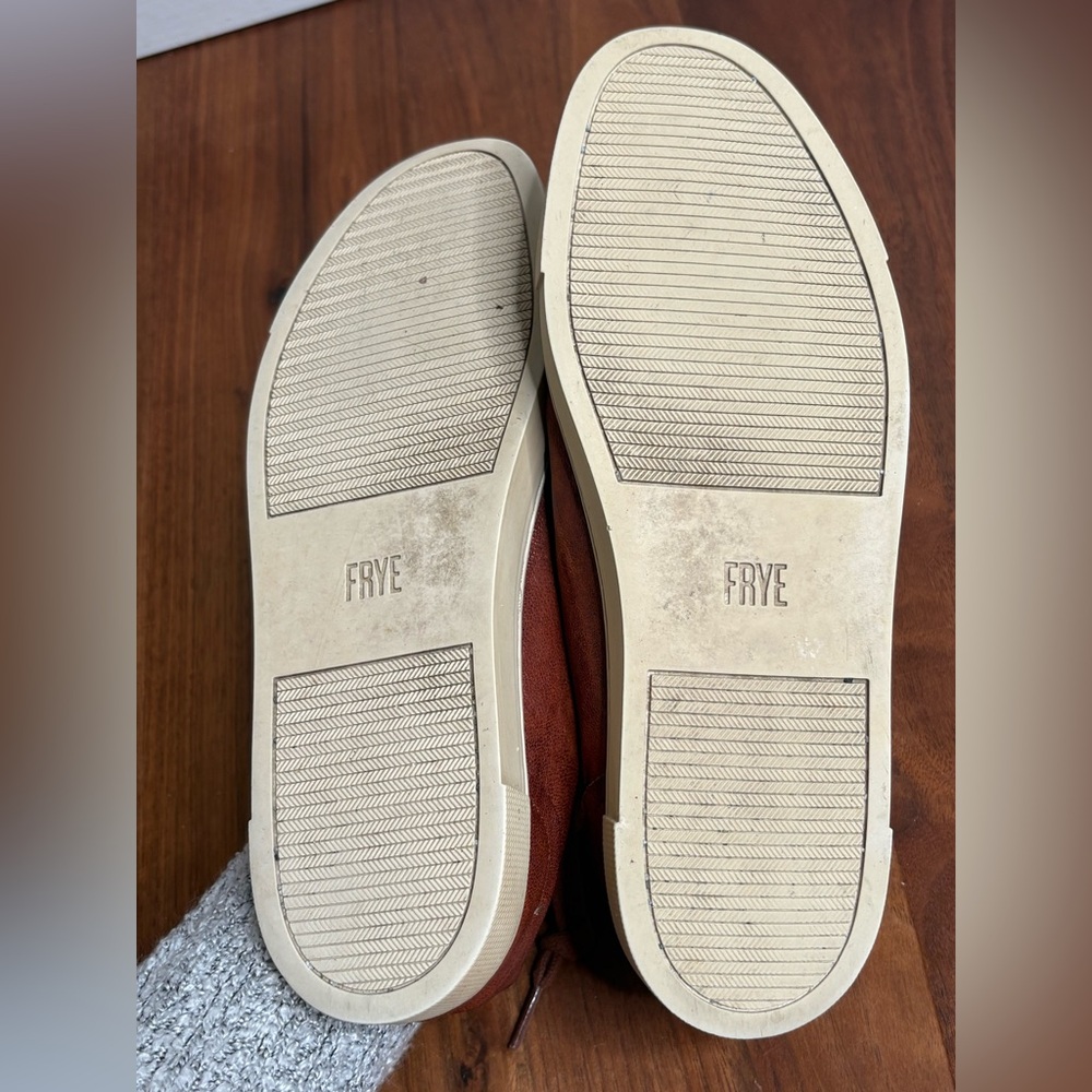 Frye Ivy Low Lace Leather Sneakers - Picture 11 of 11